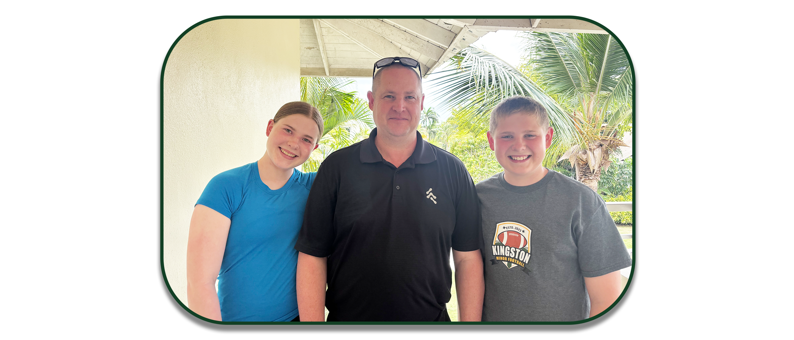 Rob Mulville with his family